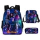 thumbnail image 2 of Mochila de moda de los descendientes 3 de la película de Disney genuina, mochila escolar para niños con estuche para lápices, mochila de viaje para hombres y mujeres, regalo de Navidad, 3 uds. Gao Jinjia LED, 2 of 2