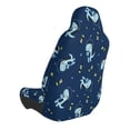thumbnail image 4 of Lsque Space Dinosaur Pattern Car Seat Covers for Front Seats , Waterproof Seat Covers for Cars, Sporty Front Seat Covers,Car Seat Cover Protector Front Seats, 4 of 5