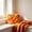 Orange, variant on Knot Pillow, Decorative Throw Pillows with Soft Plush for Couch, 15.75" x 11.8" Knotted Pillows Dorm Room Decor Ball Pillow Cushion for Bed Living Room