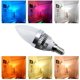 thumbnail image 3 of bombillas LED E14 de 3 W, 16 colores, RGB, control remoto SES, bombillas de iluminación ambiental regulables para decoración de bares, 3 of 5