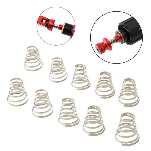 10 piezas Universal de liberación rápida rueda trasera brochetas de material acero inoxidable muelles partes componentes accesorios shamjiam Resorte de pincho de bicicleta