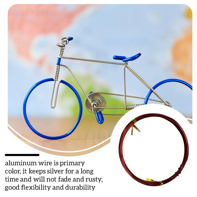 Craft Wires DIY Handicrafts Braided Thread Good Flexibility Braided Thread Durable Shiny Jewelry Lines Exquisite Design for Sculpturing Wine Red