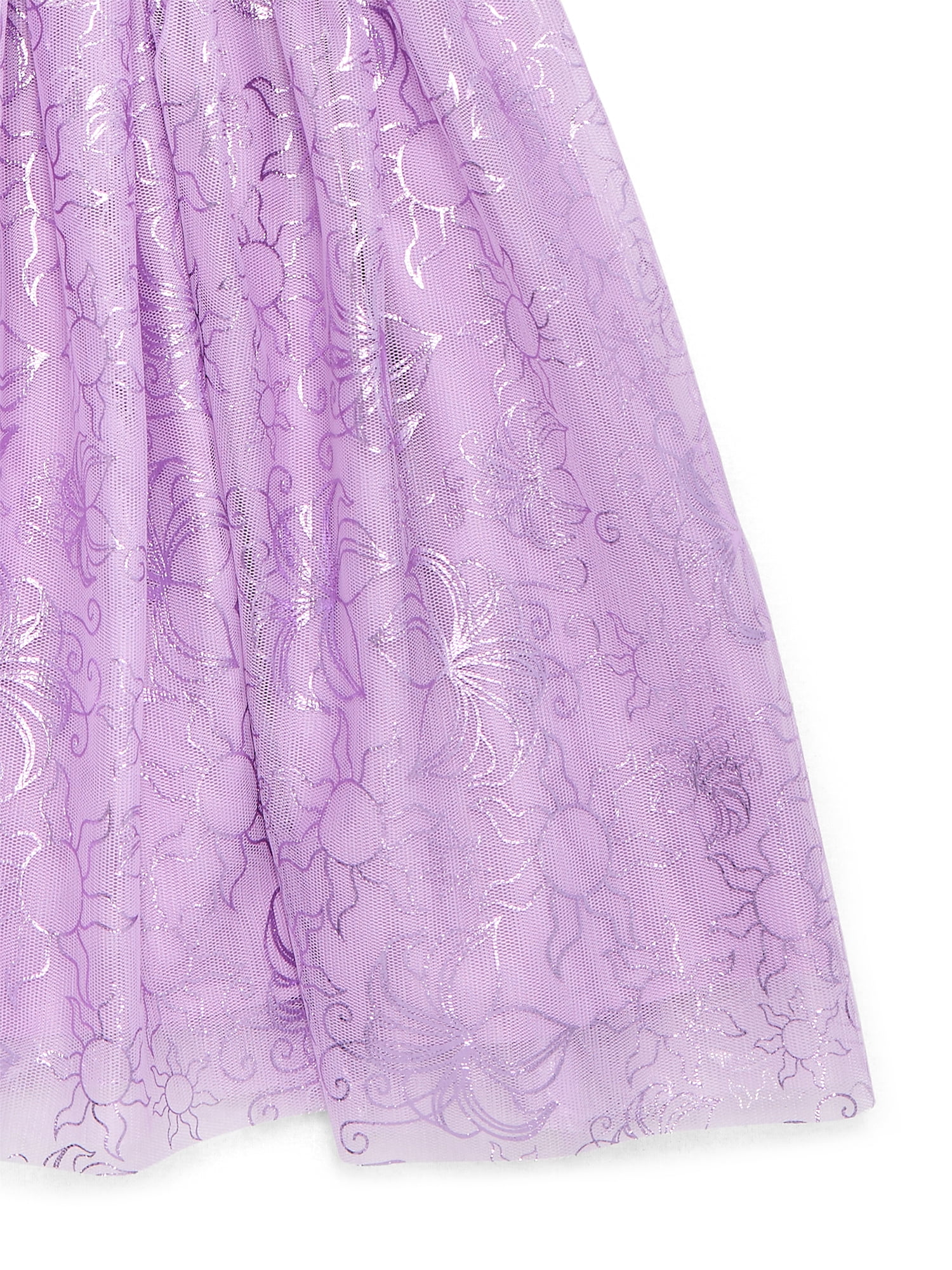 Disney Princess Tangled Girls Rapunzel Cosplay Dress, Sizes 4-12