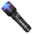 thumbnail image 1 of High power UV flashlight, LED USB rechargeable black light flashlight for UV irradiation, 1 of 5