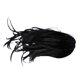 thumbnail image 5 of Curly Irregular Braid Claw Cola de caballo corta Extensión suave Cola de caballo Ola Cabello Colas de caballo pequeñas (Negro), 5 of 7