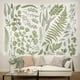 thumbnail image 4 of Tapiz de tela de poliéster botánico, tapiz floral, verde, blanco, primavera, tapiz de pared, dormitorio, sala de estar, dormitorio, decoración diaria, largo 150 cm x ancho 1230 cm, eucalipto verde oso de fresa Electrónica, 4 of 5