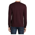 thumbnail image 2 of Yellow Rooster Men's Long Sleeve Core Blend T-Shirts Athletic Maroon 3XL, 2 of 6