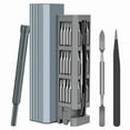 thumbnail image 1 of Juego de destornilladores 44 en 1 para quitar tornillos, herramientas de regalo para hombres, juego de herramientas, artículos esenciales para dormitorio., 1 of 6