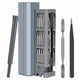 thumbnail image 1 of Juego de destornilladores de precisión 44-en-1 | Brocas de aleación magnética para CRV, mango antideslizante de aluminio, kit de electrónica y reparación doméstica, estuche compacto de, 1 of 6