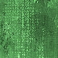 thumbnail image 1 of Ahgly Company Indoor Square Oriental Emerald Green Industrial Area Rugs, 8' Square, 1 of 4