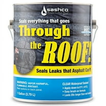 4-Pack of 1 gal Sashco 14004 Clear Through the ROOF! Sealant