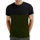 thumbnail image 1 of Casual Summer Tops Color Bloqueado Cuello Redondo Manga Corta Top, Camiseta Deportiva Elástica de Poliéster para Hombres, Uso Diario Y Actividades Al Aire Libre, 1 of 7