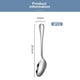 thumbnail image 2 of Cucharas y platos para sopa y postre, 20,3 cm, juego de cucharas de acero inoxidable resistentes y aptas para lavavajillas, 6 piezas, 2 of 5