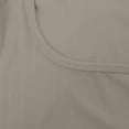 thumbnail image 7 of Lixiuxyad Women Short Sleeve Square Neck T Shirts Summer Slim Fitted Ribbed Knit Basic Casual Tee Tops Trendy Casual,Brown M, 7 of 7