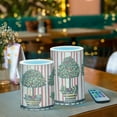 thumbnail image 3 of Yayeee Flameless Candles with Remote Flickering Battery Operated Multi Color Changing, Stripes Trees, 3 of 7