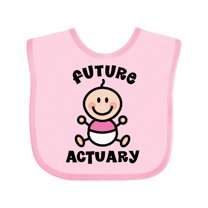 Inktastic Future Actuary Baby Girl Girls Baby Bib