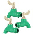 thumbnail image 3 of 3 Pcs Robinet Extérieur pour Buanderie Robinet Mural pour Piscine Robinet 3/4 Pouce, 3 of 8