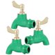 thumbnail image 5 of 3pcs Outdoor Faucet Laundry Tub Faucet Wall Mount Mop Pool Tap 3/4 inch Faucet, 5 of 5