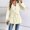 Beige, variant on Drovellove Women's Long Sleeve Lapel Button Blazer Jacket with Belt - Solid Color Fall Winter Office Cardigan Coat