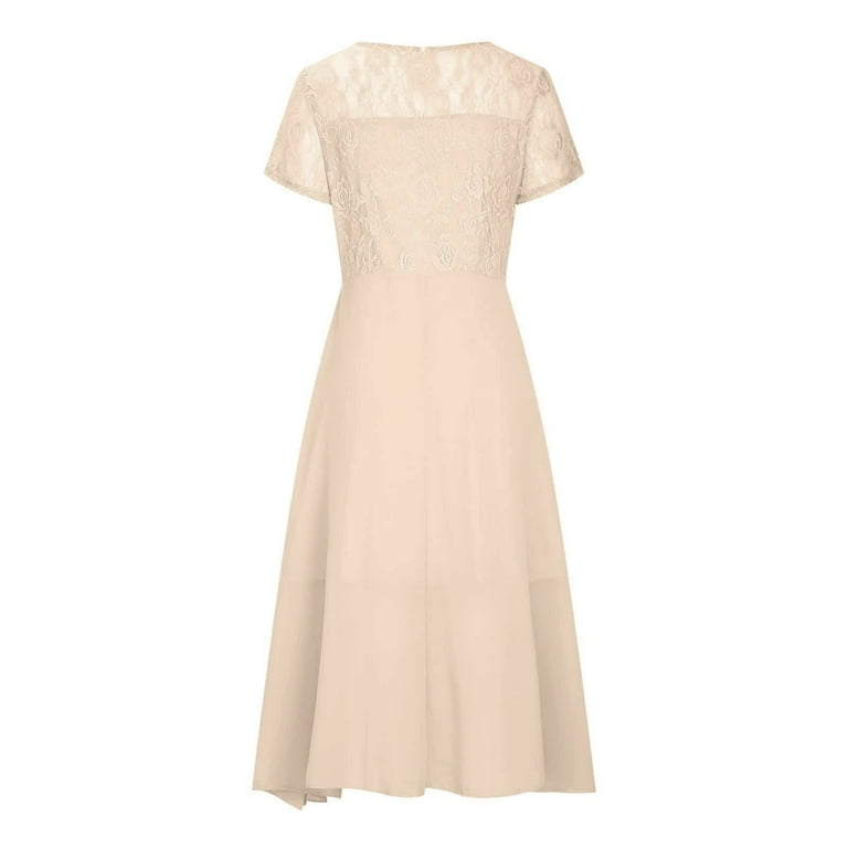 gold mother of the bride dresses tea length The Satin Temptation Mini – The Palatial Boutique main image 0