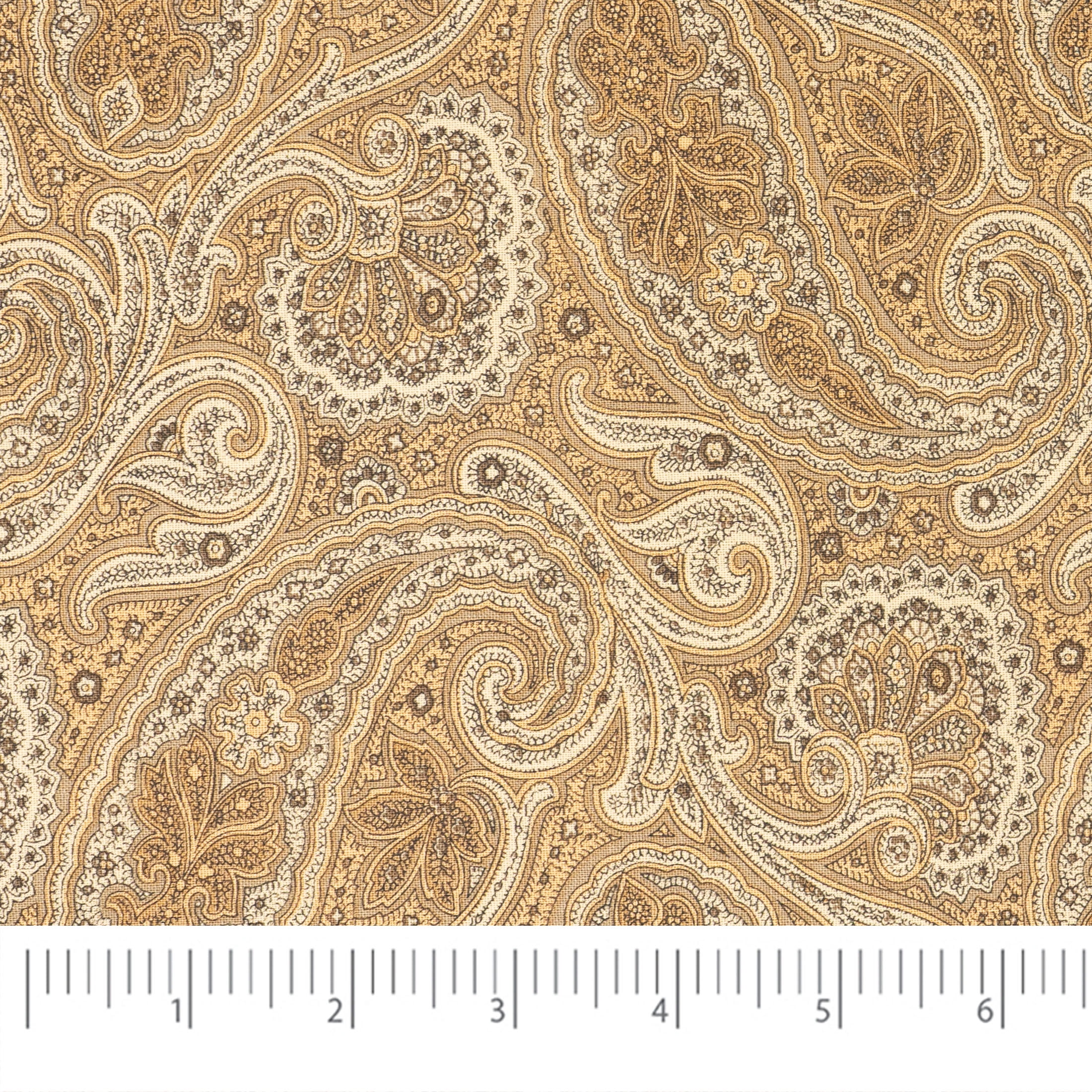 Marcus Brother 1 Yard Cut 100% Cotton Print Fabric, Paisley, 44" Wide for Quilting & Sewing