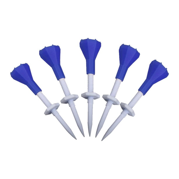 5 uds accesorios de Golf soportes de Golf de altura ajustable para práctica (azul)