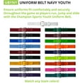thumbnail image 3 of Champion Sports Boys Youth Uniform Belt, Navy Blue, Youth US, 3 of 7