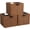 Brown, variant on Wicker Storage Basket - Large 12x12x10in Cube, Woven Wicker for Shelves, Pantry, Kitchen & Bathroom Organization (Brown)
