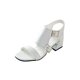 thumbnail image 2 of Zapatos peep toe para mujer Sandalias casuales con hebilla de cinturón de tacón grueso medio Wmkox8yii  nm4321, 2 of 4