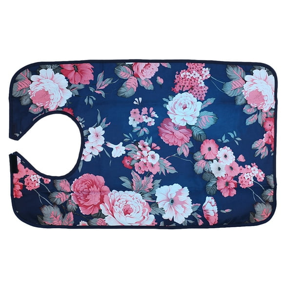 Babero lavable impermeable reutilizable shamjiam para ancianos 46 x 74 cm flor