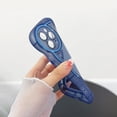 thumbnail image 5 of for iPhone 13 Pro Max Case, Cute Curly Wave Frame Shape with Plating Edge, Camera Lens Cover & Soft TPU Silicone Heavy Duty Shockproof Protection Clear Phone case for iPhone 13 Pro Max, Blue, 5 of 16