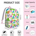 thumbnail image 5 of Waterproof Oxford fabric backpack with minimalist dots texture and adjustable shoulder straps., 5 of 5