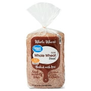 Great Value 100% Whole Wheat Bread Loaf