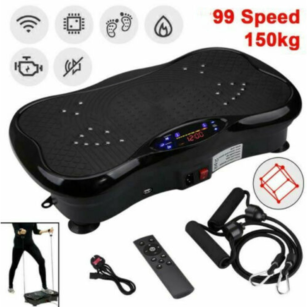 3D Vibration Platform Crazy Fit Body Shaker Massage Fitness Plate