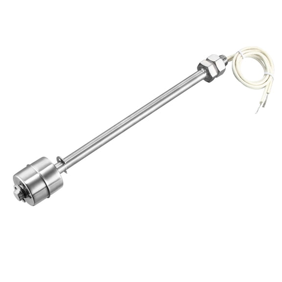Unique Bargains Pool Tank 8" Double Wire Horizontal Floating Switch Water Level Sensor