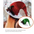 thumbnail image 3 of Matsuzay Sombrero de Navidad para celebración de vacaciones, accesorio para la cabeza, adorno de vestir para hombres y mujeres, gorros de Kits de decoración para fiestas Verde, 3 of 6