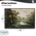 thumbnail image 4 of Stupell Industries Traditional Lakeside Morning in Autumn Light Black Framed Giclee Art, 18 x 12, by Julia Purinton, 4 of 8