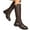 Brown, variant on Cameland Thin Chimney Pointed Thick Heel Side Zipper No Less ThanKnee High Women's Riding Boots