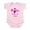 Petal Pink, variant on CafePress - Daddys Lil Copilot Body Suit - Baby Light Bodysuit, Size Newborn - 24 Months
