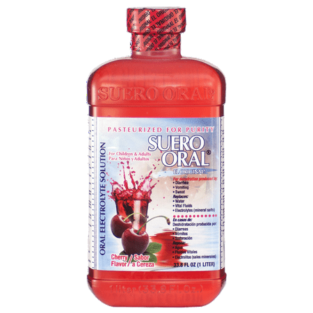 SUERO ORAL 33.8 FL OZ (1L) Cherry