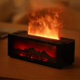 thumbnail image 1 of Fireplace Flame Effect Essential Oil Diffuser & Humidifier - Remote Control, 7 LED Flame Colors, Auto-Off Aroma Diffuser for Bedroom & Home Office, 1 of 5
