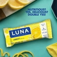 thumbnail image 2 of LUNA Bar - LemonZest Flavor - Gluten-Free - Non-GMO - 7-9g Protein - Made with Organic Oats - Low Glycemic - Whole Nutrition Snack Bars - 1.69 oz. (6 Pack)- Pack of 2, 2 of 5