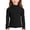 Black, variant on Ticikt Girls Lettuce Edge Neck Long Sleeve Slim Fit T-Shirt Tops Lightweight Knit Tee,Color:Green
