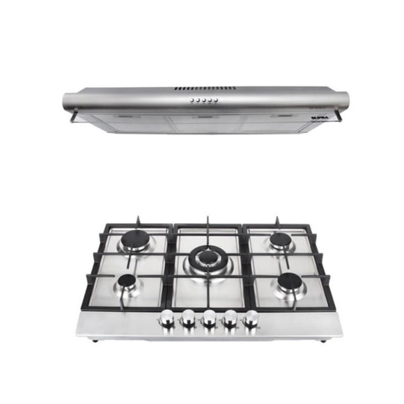 Combo Foggia parrilla y campana 80 cm Acero SUPRA Combo Foggia parrilla y campana 80 cm Acero