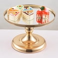 thumbnail image 4 of Soporte para cupcakes de 1 nivel, soporte redondo para servir postres, dulces y pasteles, bandeja para aperitivos de frutas. L, 4 of 9