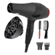 thumbnail image 1 of Secadora De Cabello Difusor Peinado Ondulado Pistola De Aire Xtellar Negro, 1 of 3