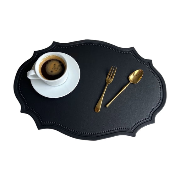 CHOMOEN Oval Placemat Table Mat Heat Resistant Bowls Coffee Cups Coaster Tableware Mats Home Decoration Kitchen Gadgets 8 Colors