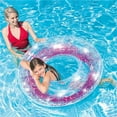 thumbnail image 2 of Summer Inflatable Transparent Sequin Swimming Ring For Adults And Children Inflatable Pool Men And Women Water Play Accessories, 2 of 5