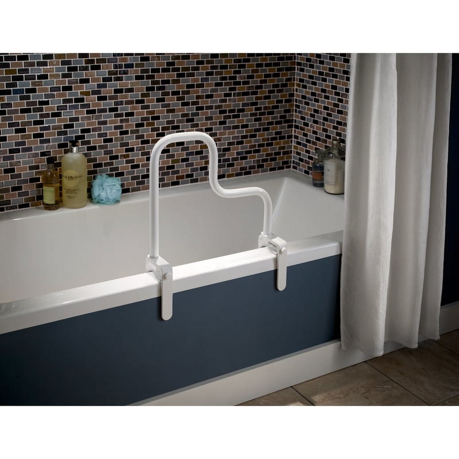 Easy Mount Tub Rail with 15 Grip Handle