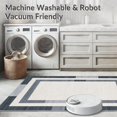 thumbnail image 5 of ODIKA 4'x6' Machine Washable Non-Slip Area Rug, Geometric Modern High Traffic Rug, Gray, 153686, 5 of 7